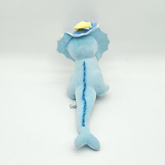 Tomy Pokemon Plush Toy Vaporeon 8" Stuffed Animal Doll Eevee Evolution 2017 - Picture 3 of 9